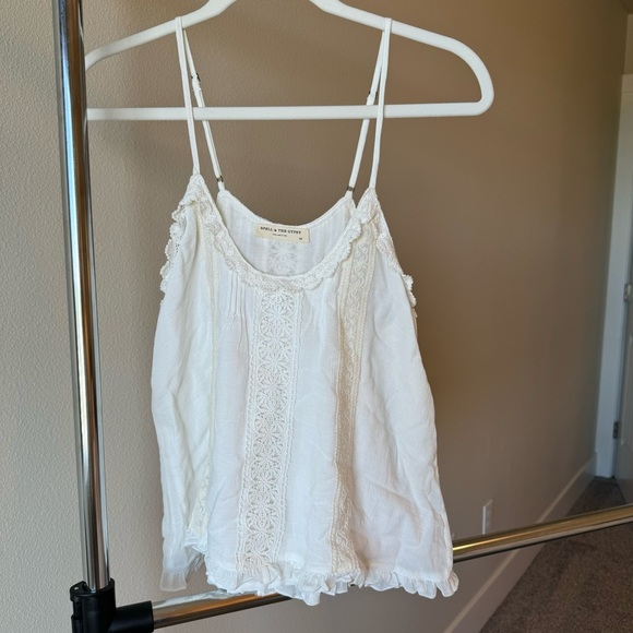 Hanging Rock Cami in White - Picture 3 of 6